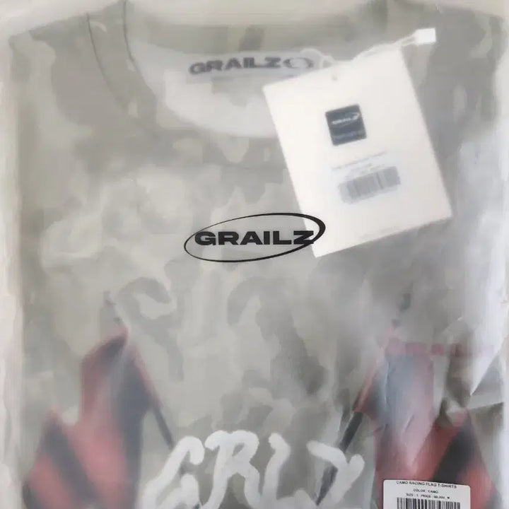 [BUNJANG] Grails Camo Racing Flag T-shirt / 그레일즈 남성 여성 반팔 티셔츠 밀러터리 새제품 급처분