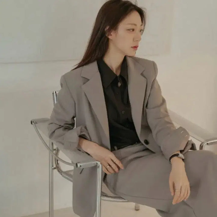 [BUNJANG] 커먼유니크 플렌티폴 싱글 자켓 / 커먼유니크 플렌티폴 싱글 자켓