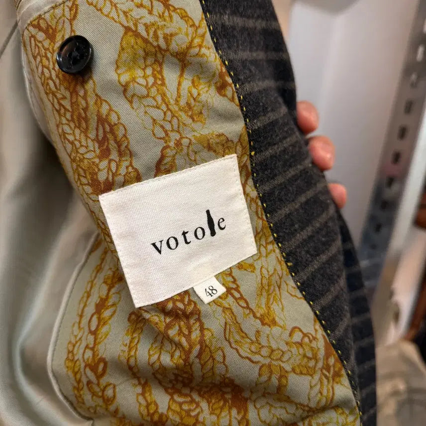 [BUNJANG] VOTOLO Charcoal Gray Wool Blend Blazer / VOTOLO 챠콜 그레이 울 혼방 블레이저