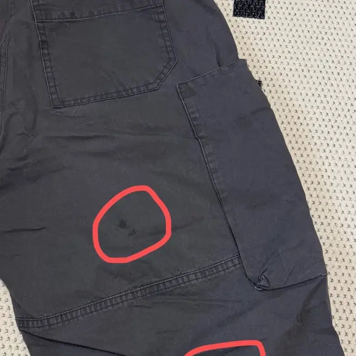 [SOLD OUT] 해칭룸 집카고팬츠 네이비 zip cargo 1사이즈