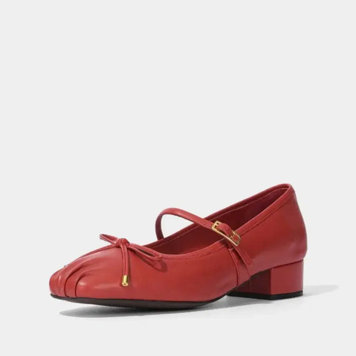 [BUNJANG] Lanvin Leather Pleated Flat Shoes 245 / 랑방 레더 플리츠 플랫 슈즈 245