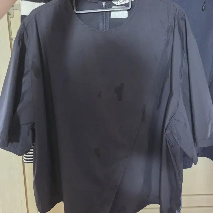 [BUNJANG] J. Chung Blouse - Dark Gray / 제이청 블라우스