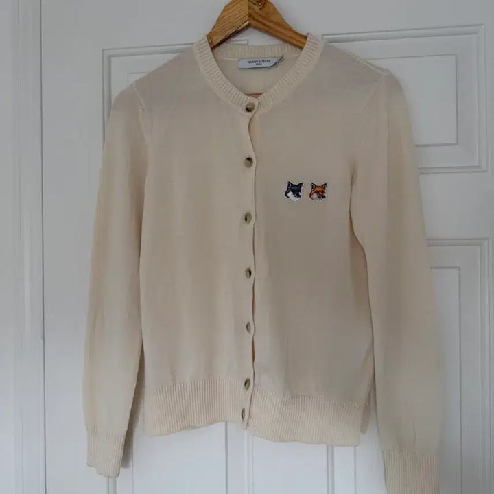 [SOLD OUT] 메종키츠네 가디건 더블폭스 아이보리 S 사이즈