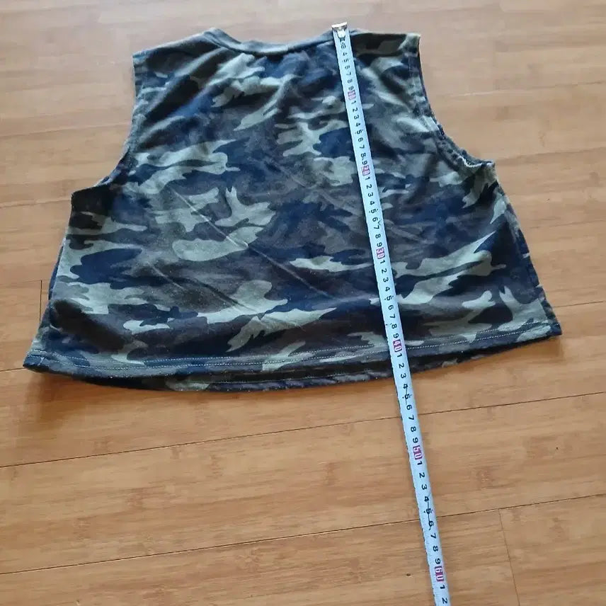 [BUNJANG] Camouflage 5-Part Shorts / 카모플라쥬 크롭나시티&amp;반바지 5부