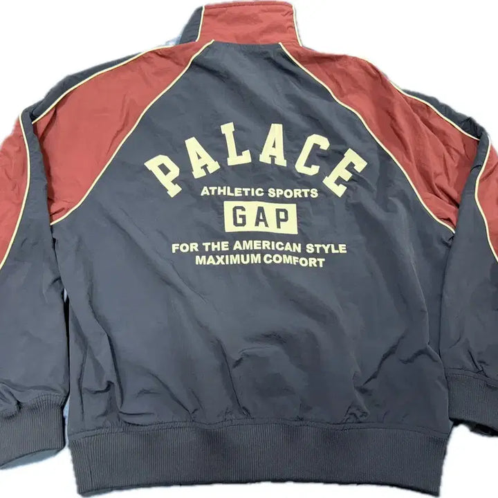 [BUNJANG] Palace x Gap Nylon Track Top Navy Red (24SS) / 팔라스 x 갭 나일론 트랙 탑 네이비 레드 - 24SS S사이즈