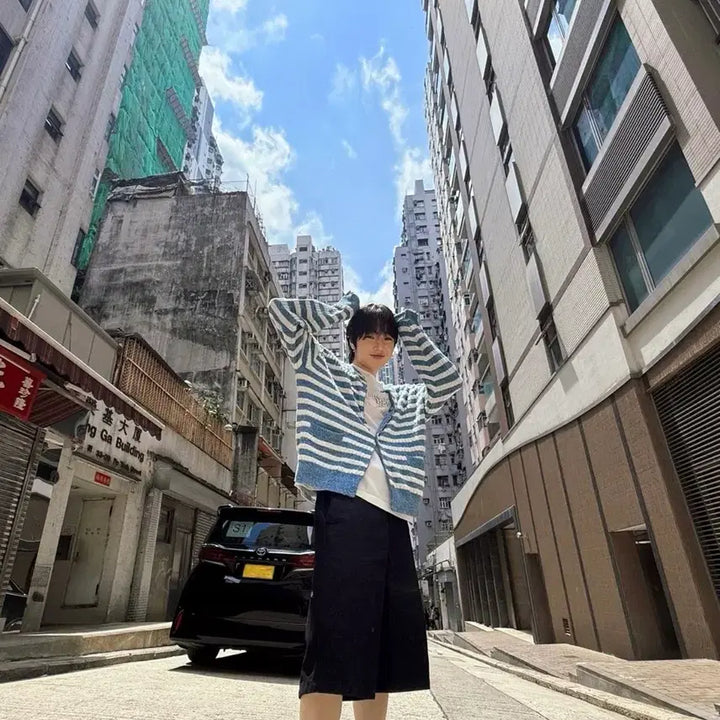 [BUNJANG] 판완)엔시티 위시 사쿠야 손민수 밀로 아카이브 가디건 / 판완)엔시티 위시 사쿠야 손민수 밀로 아카이브 가디건