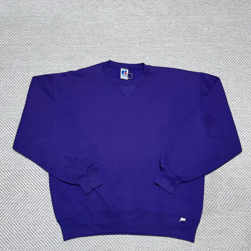 [BUNJANG] 90s Russell Athletic Purple Sweatshirt / (L) 90s 빈티지 러셀 애슬레틱 퍼플(보라)맨투맨