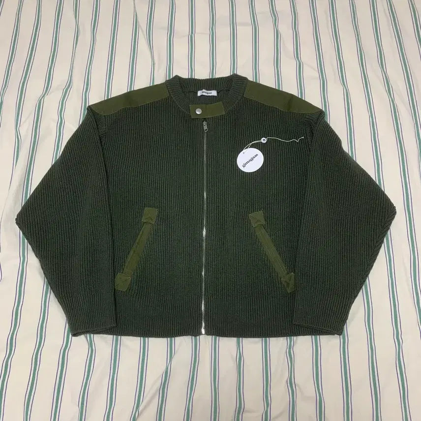 [BUNJANG] Gimaguas Commando Knit Zip-up Jacket / gimaguas 기마구아스 코만도 니트 집업 M