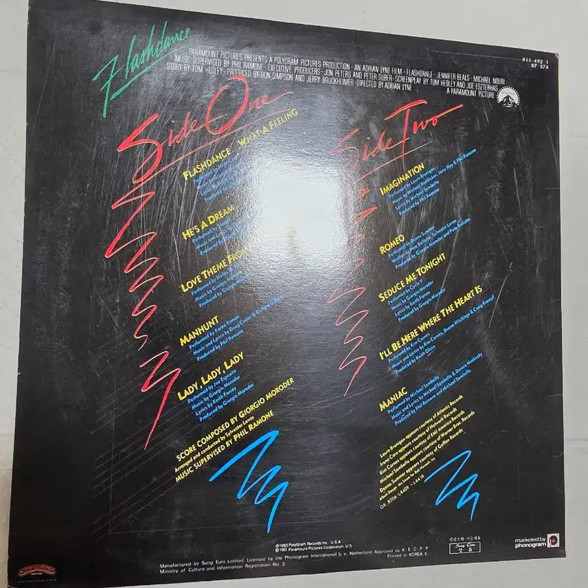 [BUNJANG] Flashdance OST LP / 플래시댄스 OST LP