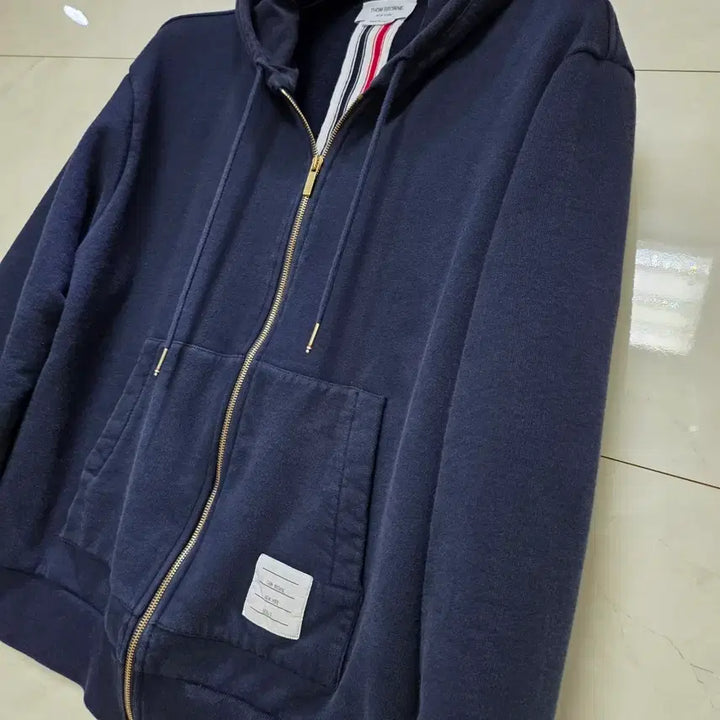 [BUNJANG] Thom Browne Tricolor Stripe Hoodie Jacket / {클로젯}[5]톰브라운 백삼선 후드집업