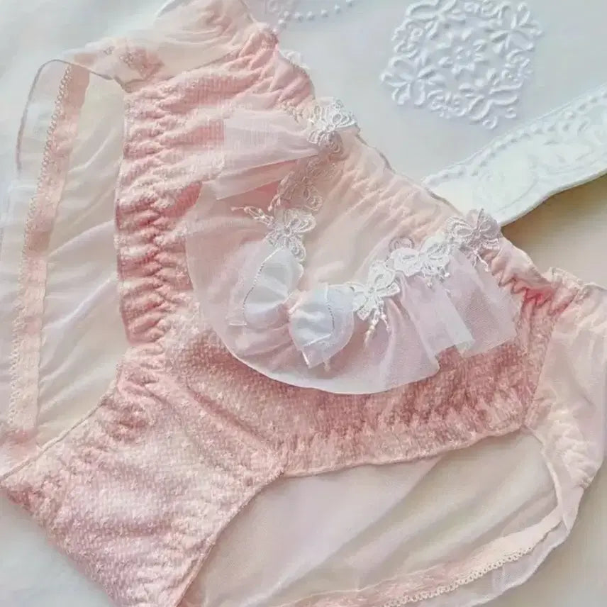 [BUNJANG] Lace Trimmed Panties / 20번      귀여운     팬티