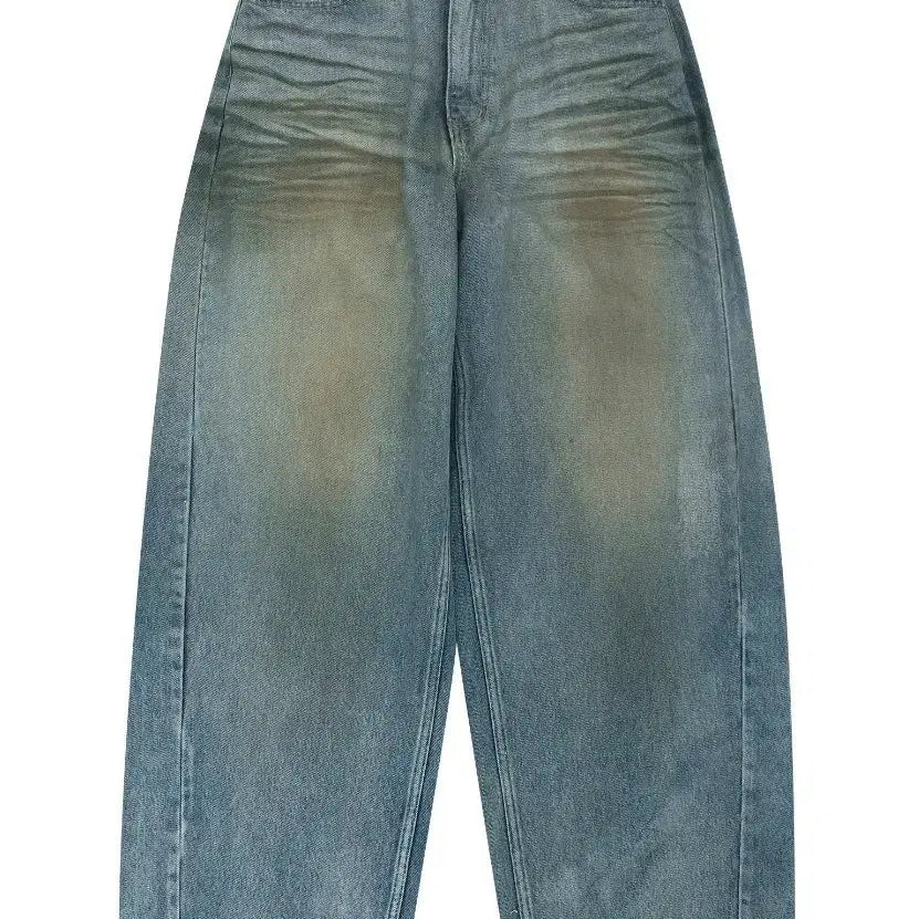 [BUNJANG] Grails Unisex Coated Balloon Denim Pants / 그레일즈 남성 여성 데님 팬츠 청바지 새제품 급처분
