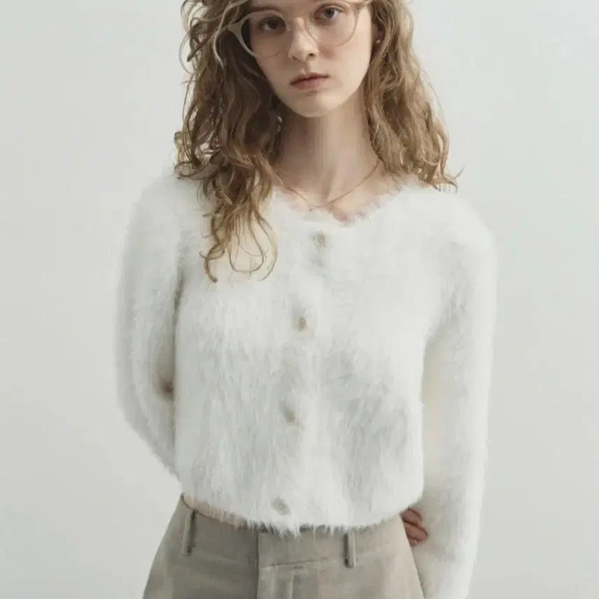 [BUNJANG] Angora Cardigan / 몽돌 앙고라 가디건