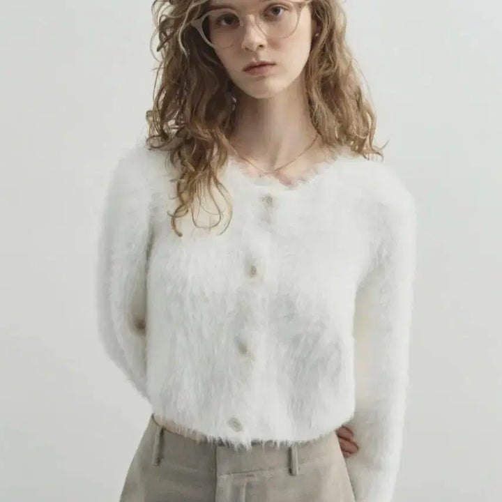 [BUNJANG] Angora Cardigan / 몽돌 앙고라 가디건