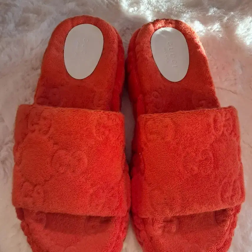 [SOLD OUT] 구찌 G G 플랫폼. 슬라이드샌둘 딥오렌지 240. 상태최상