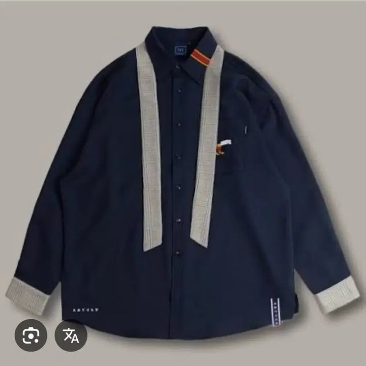 [BUNJANG] Romantic Crown Cuff Tie Shirt First Edition / 로맨틱크라운 커프스 타이 셔츠 초판