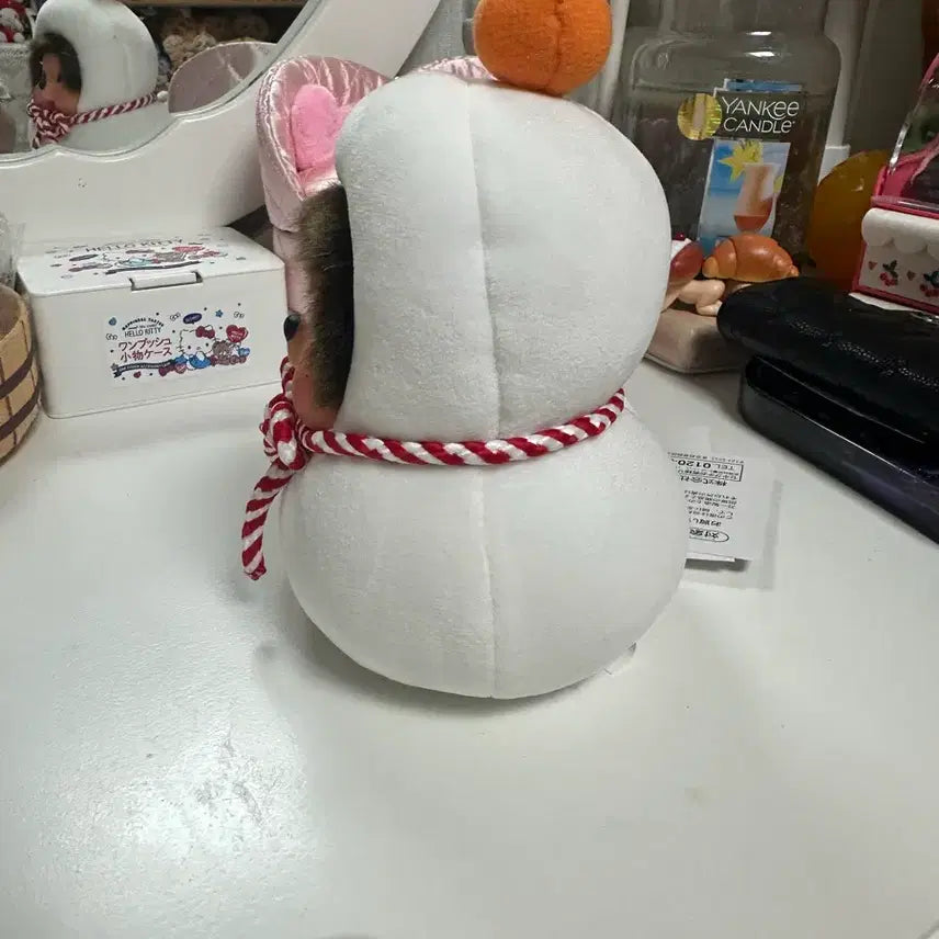 [BUNJANG] Monchhichi Kagami Orange Mochi Doll / 몬치치 카가미 귤 모찌 인형