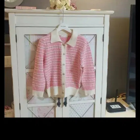 [BUNJANG] It MICHAA Knit Striped Cardigan / 잇미샤 니트 스웨터 가디건/55-정66