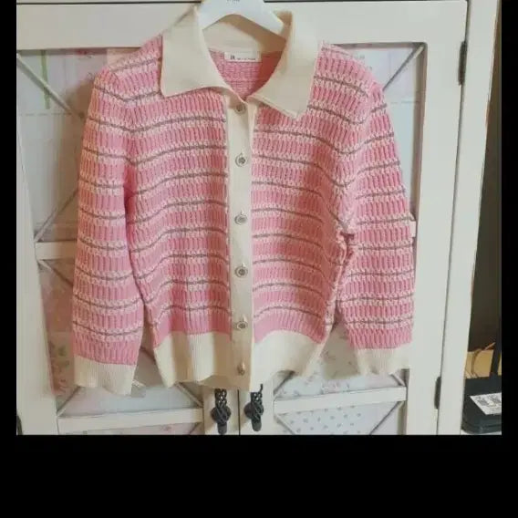 [BUNJANG] It MICHAA Knit Striped Cardigan / 잇미샤 니트 스웨터 가디건/55-정66