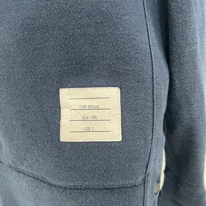 [BUNJANG] Thom Browne Diagonal Stripe Sweatshirt Navy / [2]톰브라운 사선완장 맨투맨 네이비