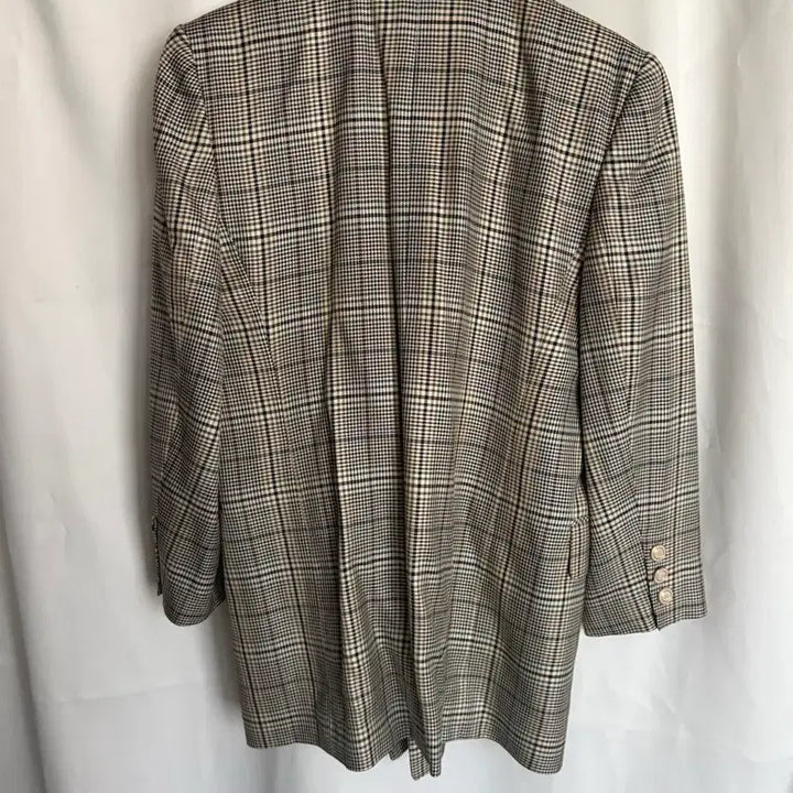 [BUNJANG] Checkered Double-Breasted Jacket / 체크 더블 자켓 7사이즈