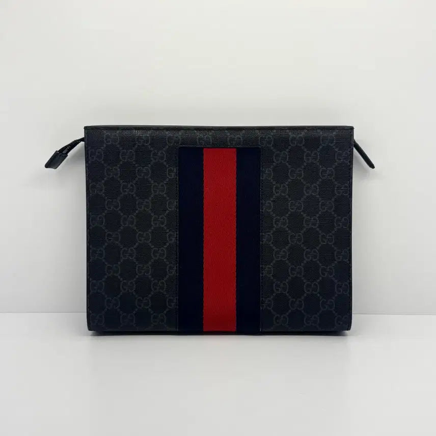 [BUNJANG] Gucci Web Stripe Clutch Bag / 구찌 웹삼선 클러치백