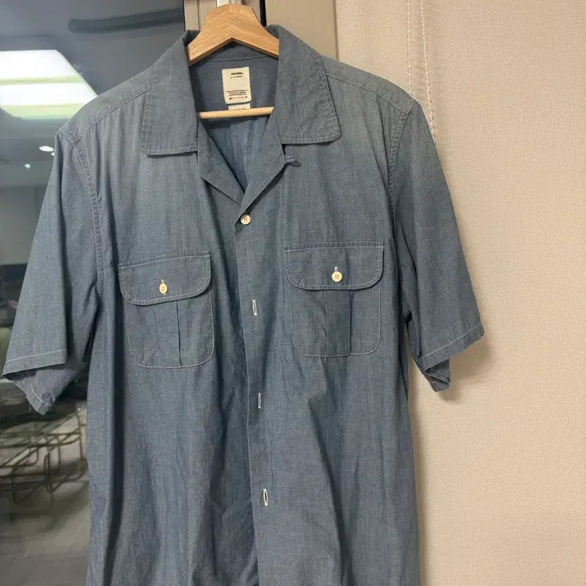 [SOLD OUT] visvim 23awKEESEY SHIRT S/S CHAMBRAY 4사이