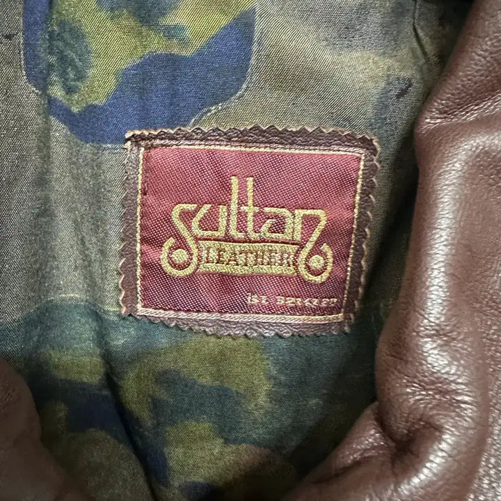 [BUNJANG] Sultan Leather 90s Vintage Leather Bomber Jacket / 90s SULTAN Sultan Leather 빈티지 가죽 봄버 자켓