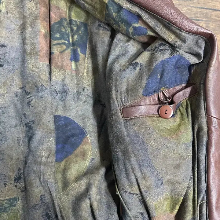 [BUNJANG] Sultan Leather 90s Vintage Leather Bomber Jacket / 90s SULTAN Sultan Leather 빈티지 가죽 봄버 자켓