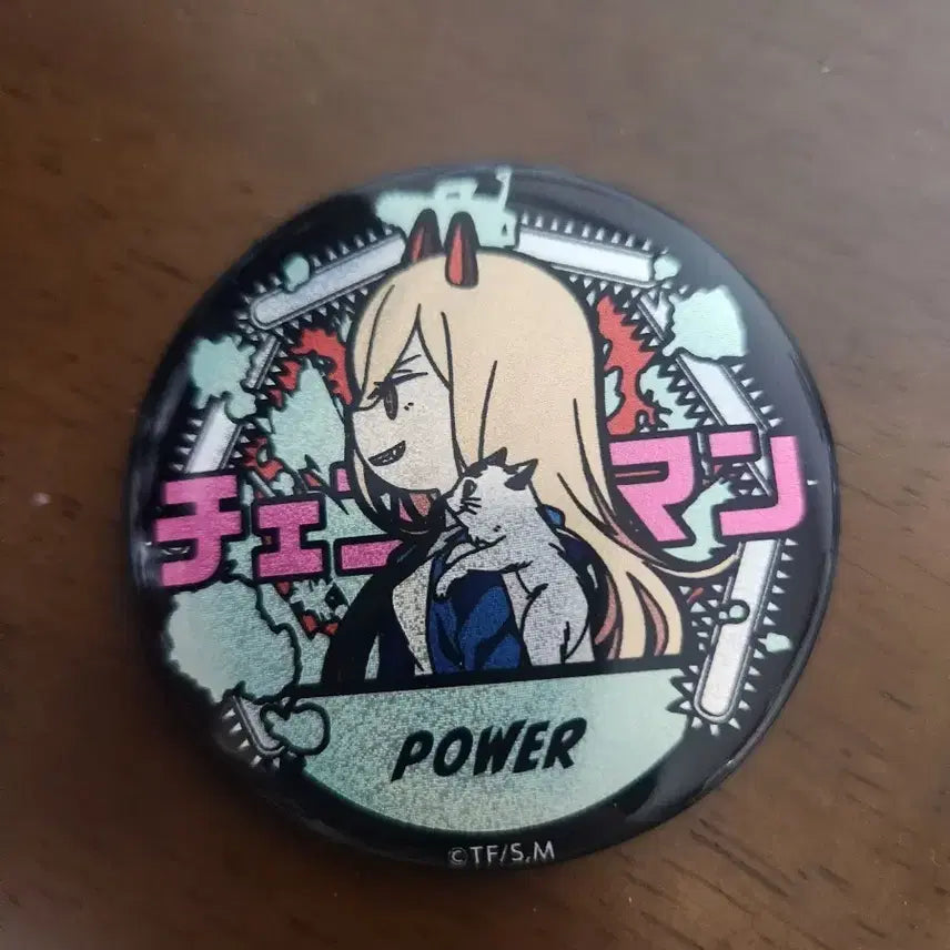 [BUNJANG] Chainsaw Man Power Badge / 체인소맨 파워 뱃지 굿즈