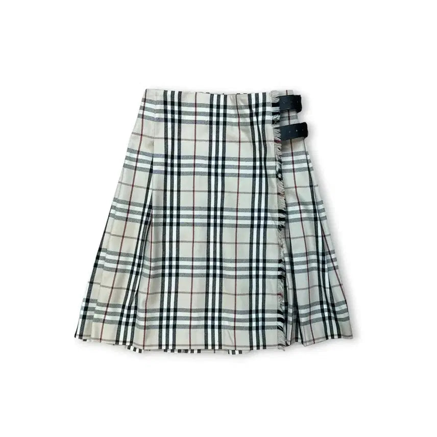 [BUNJANG] Burberry Nova Check Wrap Skirt / 버버리 노바체크 랩 스커트