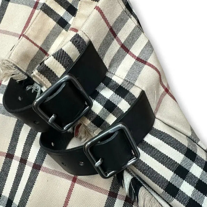 [BUNJANG] Burberry Nova Check Wrap Skirt / 버버리 노바체크 랩 스커트