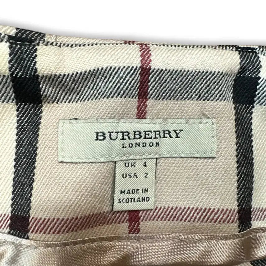 [BUNJANG] Burberry Nova Check Wrap Skirt / 버버리 노바체크 랩 스커트