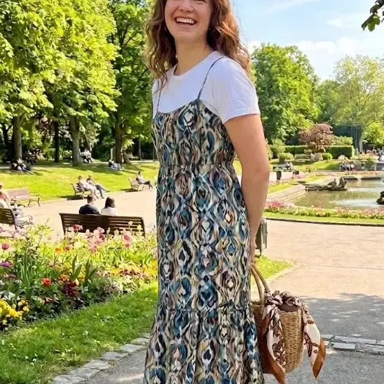 [BUNJANG] Lautreamont Ethnic Pattern Maxi Dress (Size 38) / [정품/희귀] LAUTREAMONT 에스닉 패턴 맥시 원피스(38)