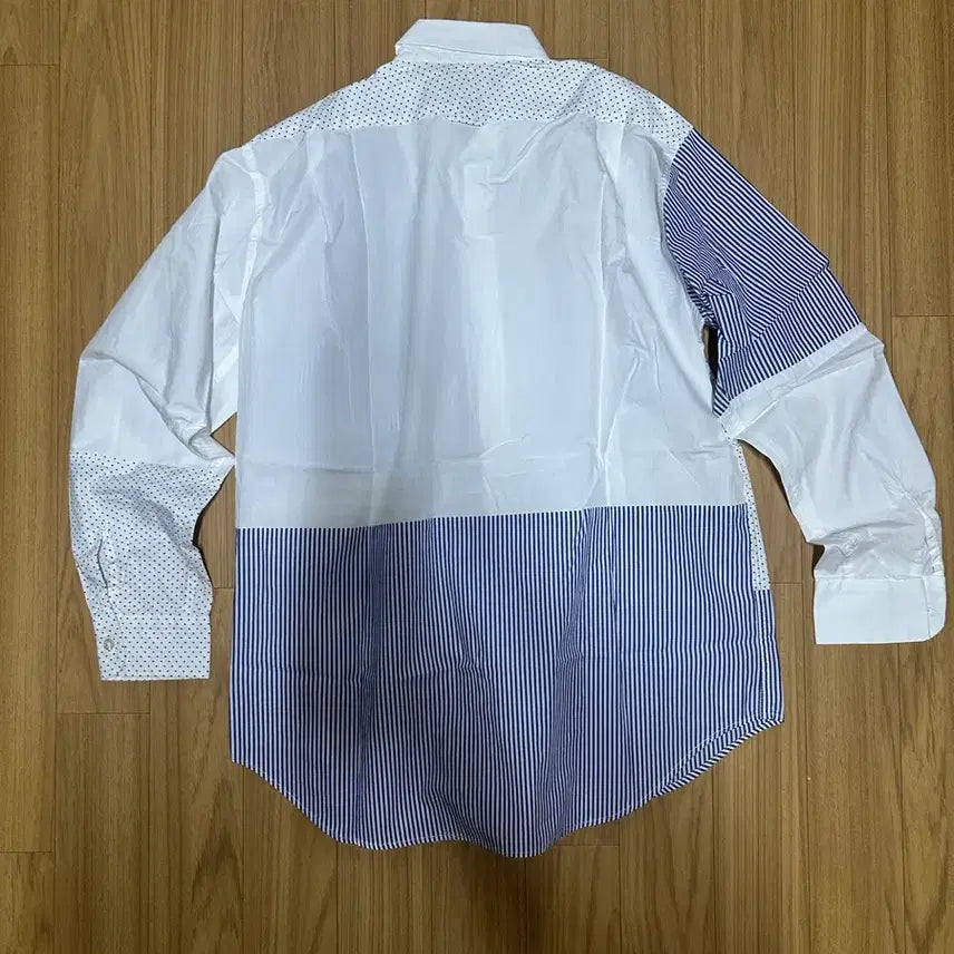 [BUNJANG] Engineered Garments Striped Dot Pattern Shirt / 엔지니어드가먼츠 셔츠 (새제품)