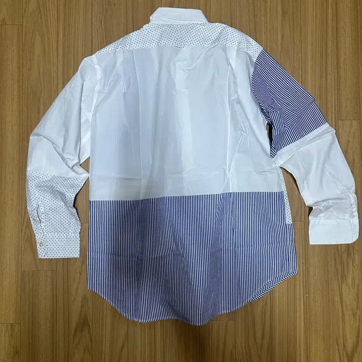 [BUNJANG] Engineered Garments Striped Dot Pattern Shirt / 엔지니어드가먼츠 셔츠 (새제품)