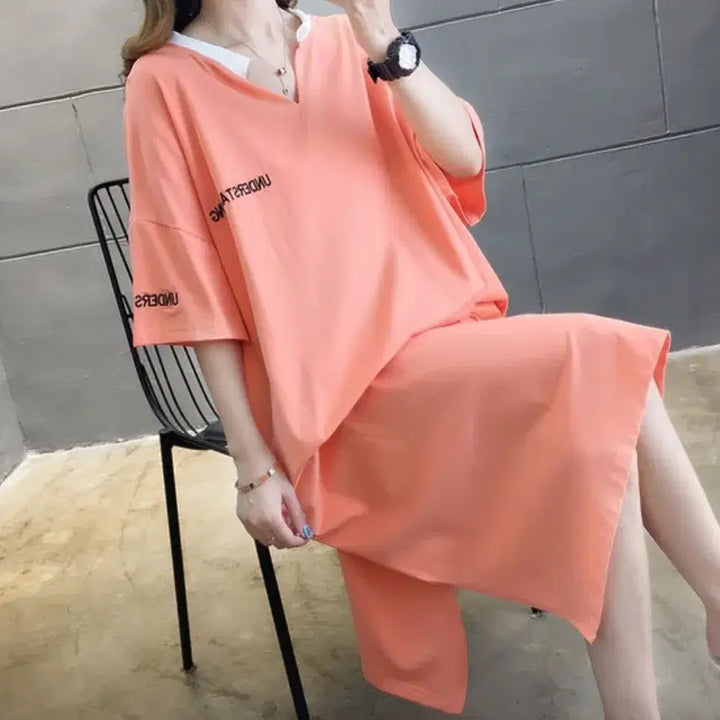 [BUNJANG] Loose Fit Printed Dress - Medium / 루즈핏 프린팅 원피스-M