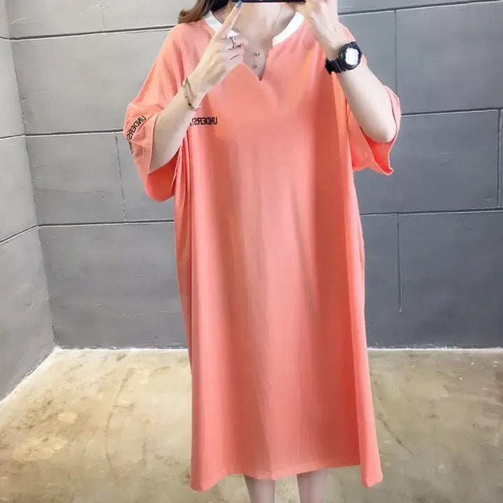 [BUNJANG] Loose Fit Printed Dress - Medium / 루즈핏 프린팅 원피스-M
