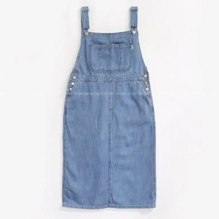 [SOLD OUT] 데님 롱 원피스 멜빵 청원피스