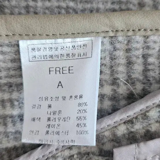 [BUNJANG] ZULOG Check Pattern Cape Coat / 줄로그 체크 패턴 케이프 코트