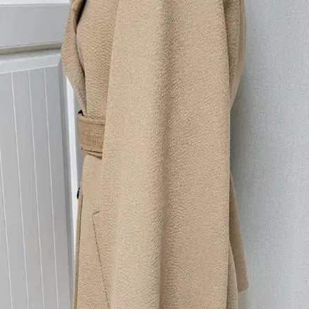 [BUNJANG] ZULOG Camel Belted Cape Coat / 줄로그 카멜 벨티드 케이프 코트