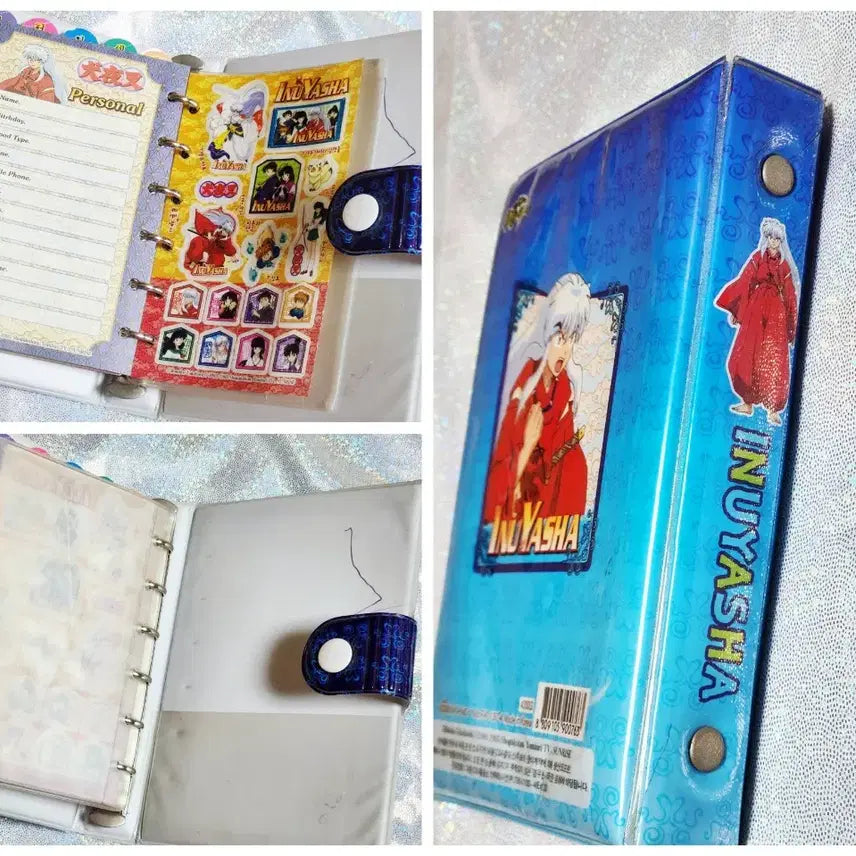 [BUNJANG] Inuyasha 6-Ring Binder Diary Bundle Set / 이누야샤 육공다이어리 3개 일괄