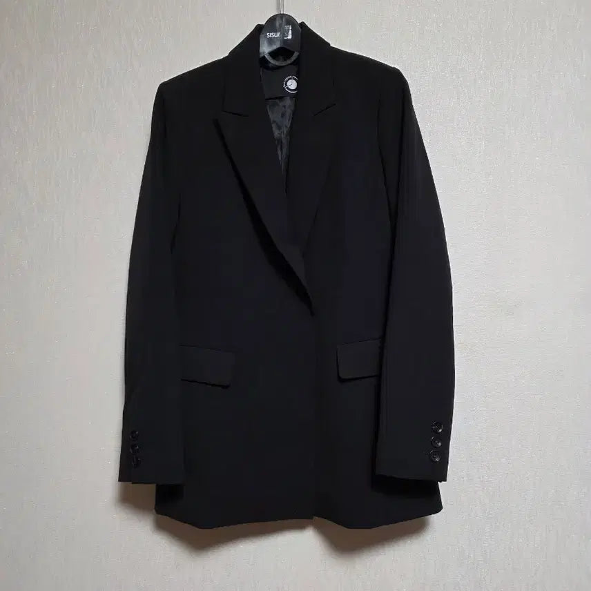 [SOLD OUT] 보니스팍스 블랙 오버핏 싱글 자켓