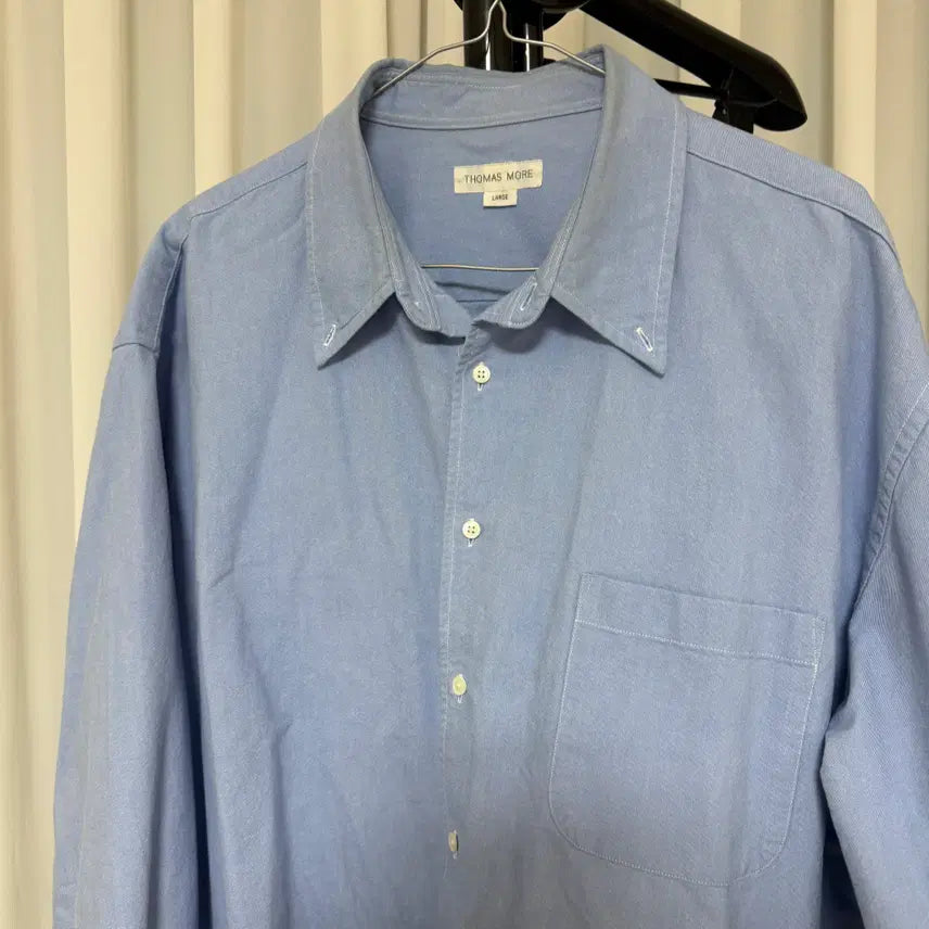 [BUNJANG] Thomas More Oxford Shirt Blue L / 토마스모어 옥스포드 셔츠 블루 L