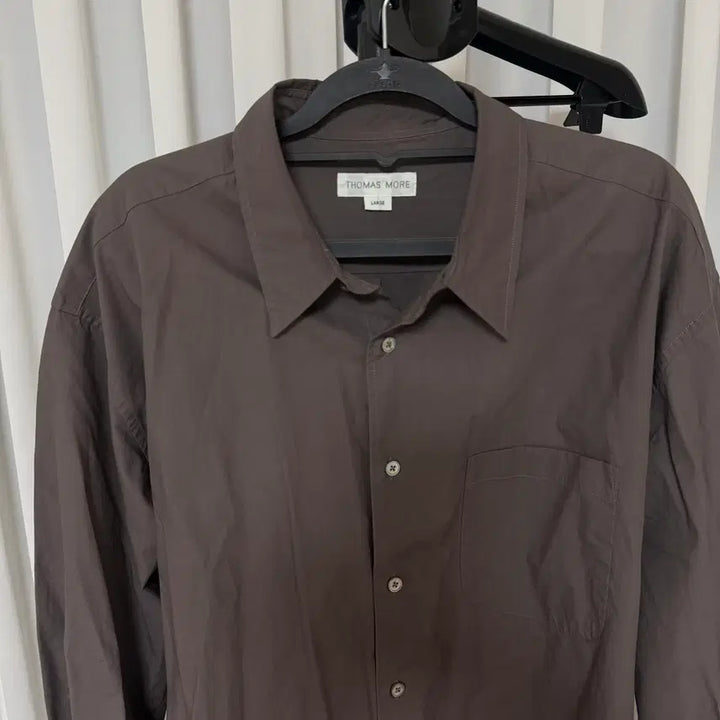 [SOLD OUT] 토마스모어 페이퍼셔츠 코코아 L