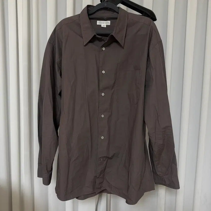 [SOLD OUT] 토마스모어 페이퍼셔츠 코코아 L
