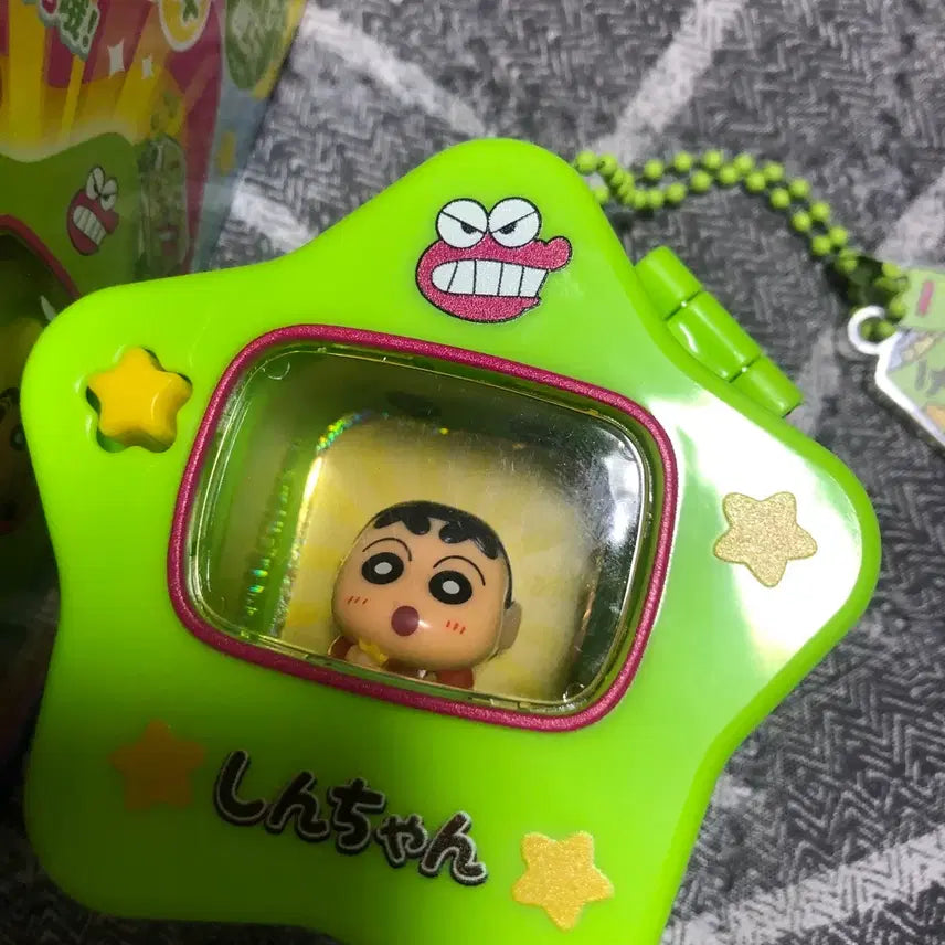 [BUNJANG] Crayon Shin-chan Chocobi Mini &amp; Capsule Keyring Set / 짱구 초코비 키링 2종세트
