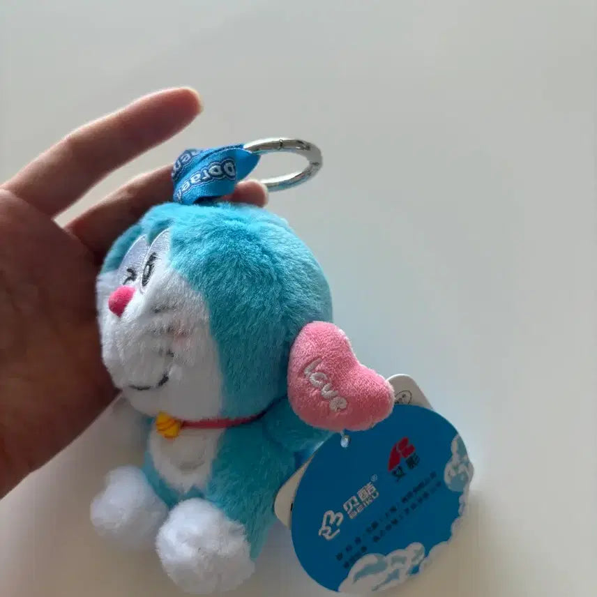 [BUNJANG] Doraemon Heart Keyring / 하트든 도라에몽 키링 정품