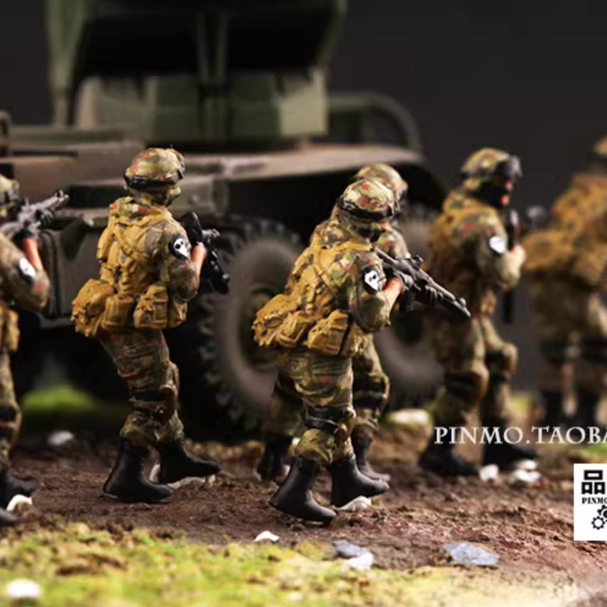 [BUNJANG] 1/72 Scale Russian Infantry Figures Set (6 Figures) / 1/72 스케일 러시아군 보병 피규어 6종 세트