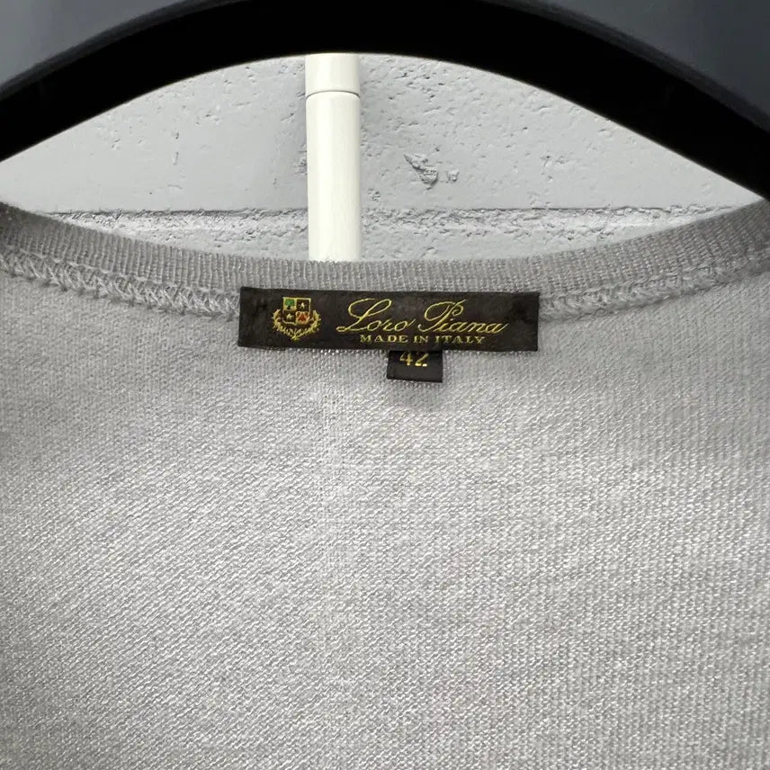 [SOLD OUT] AB2 / 로로피아나 캐시미어 유넥 긴팔 니트 42size